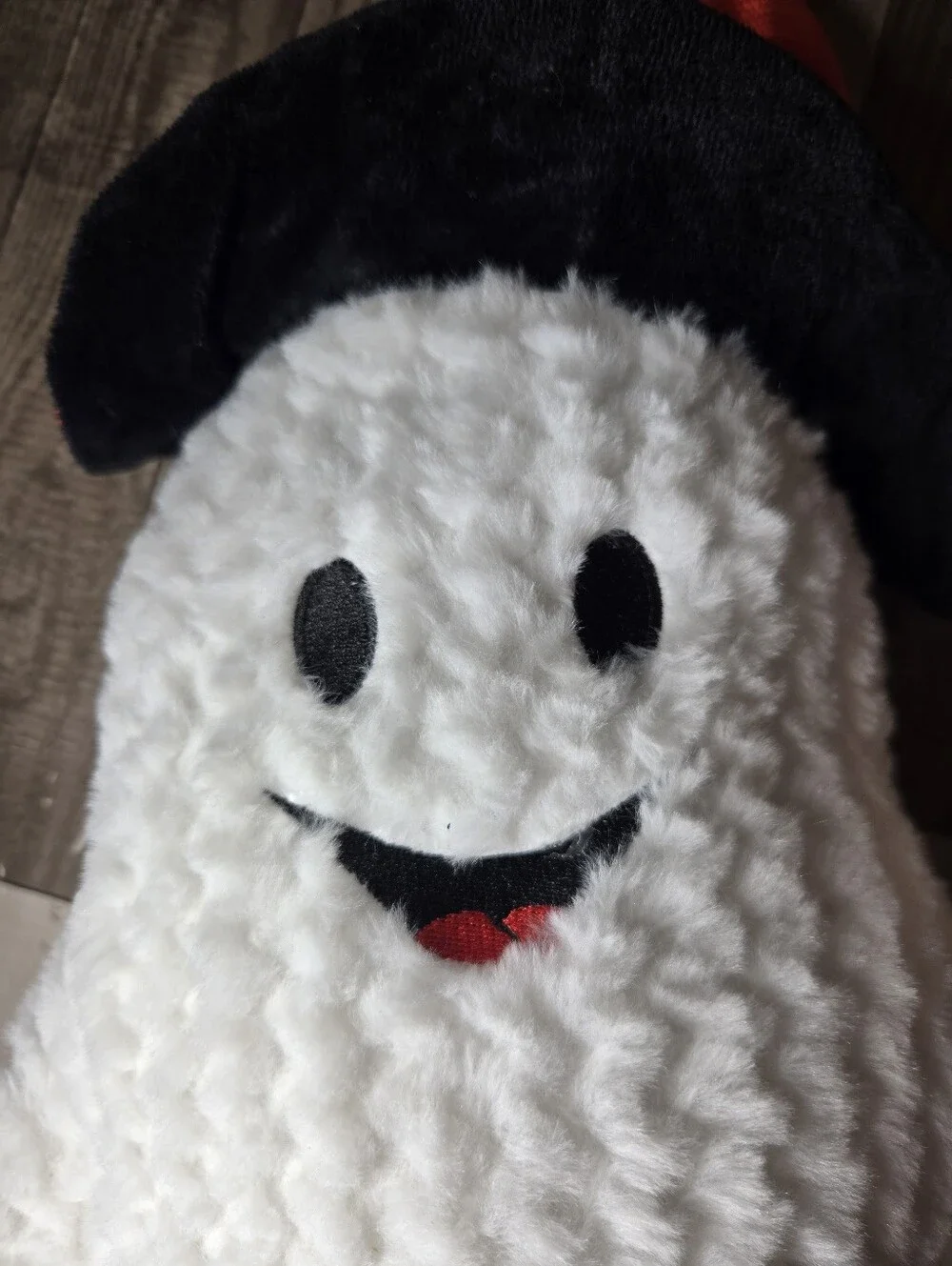 NWT Pally Paws Dog Toy Halloween White Ghost with Hat – Squeaky – Large